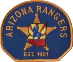 ARIZONA RANGERS FULL COLOR DUTY SHOULDER PATCH - SEW ON.